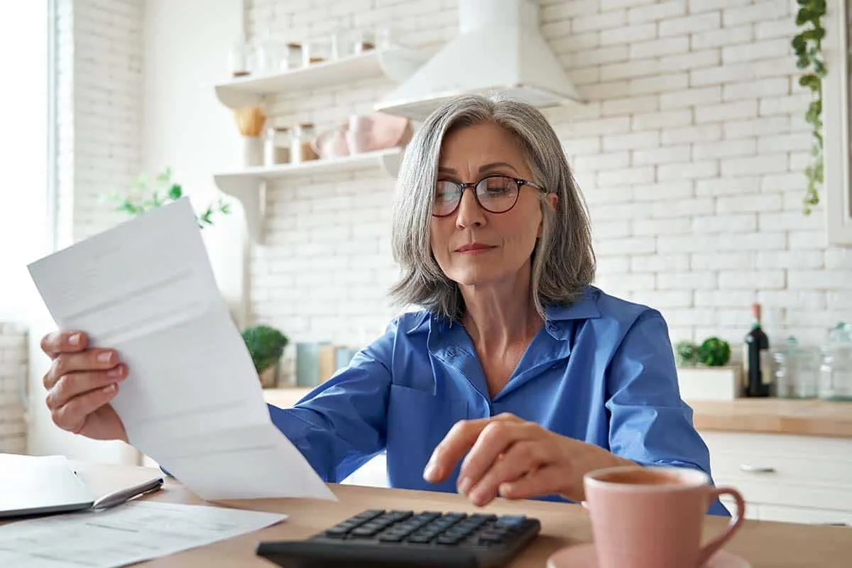 woman IRS collection process