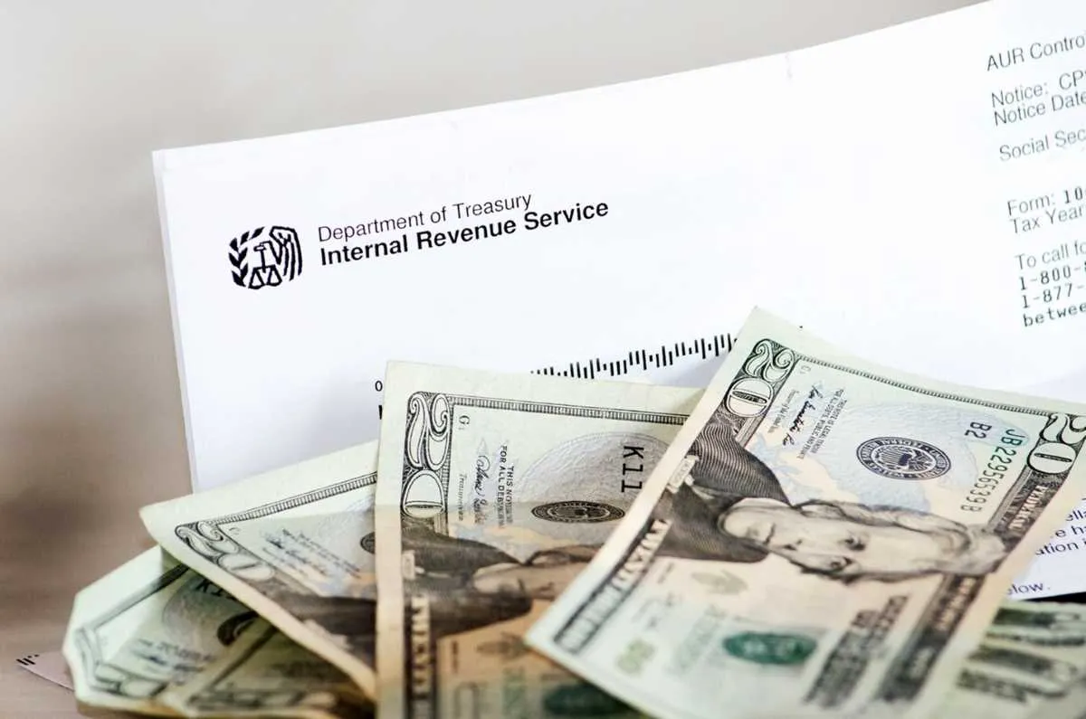 IRS letter and cash