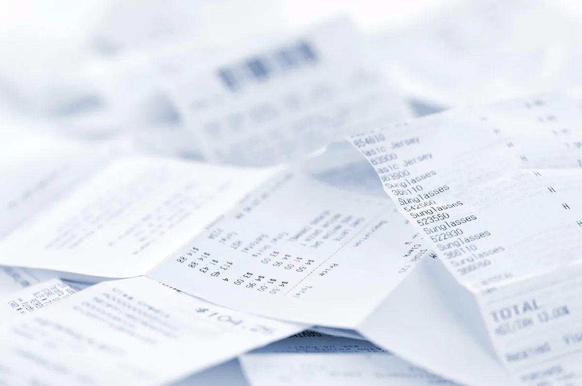 Receipts for an audit