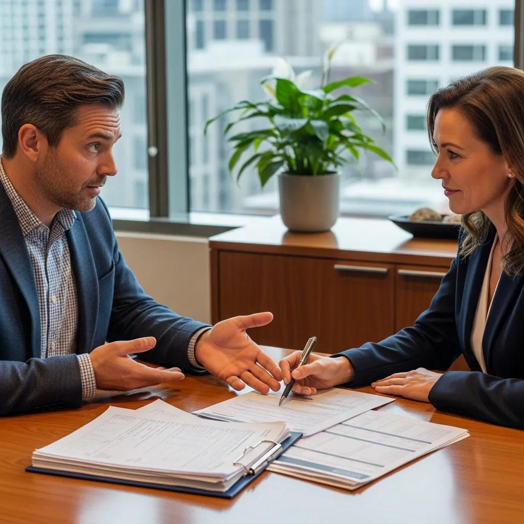 Offer in Compromise: Reduce Your Tax Liability 2 Individual consulting with a legal expert about IRS Offer in Compromise eligibility requirements